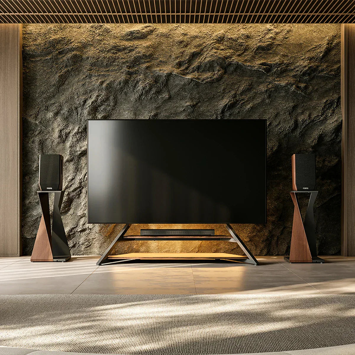 FITUEYES LED TV Stand