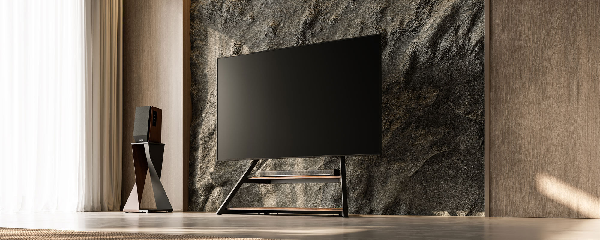 fitueyes tv stand with mount