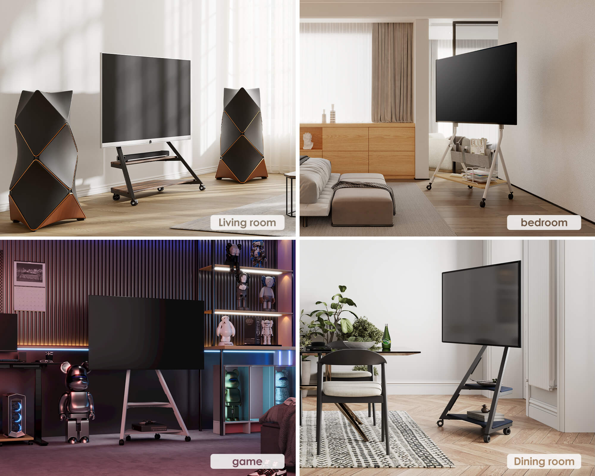 #color_black- 4 casters