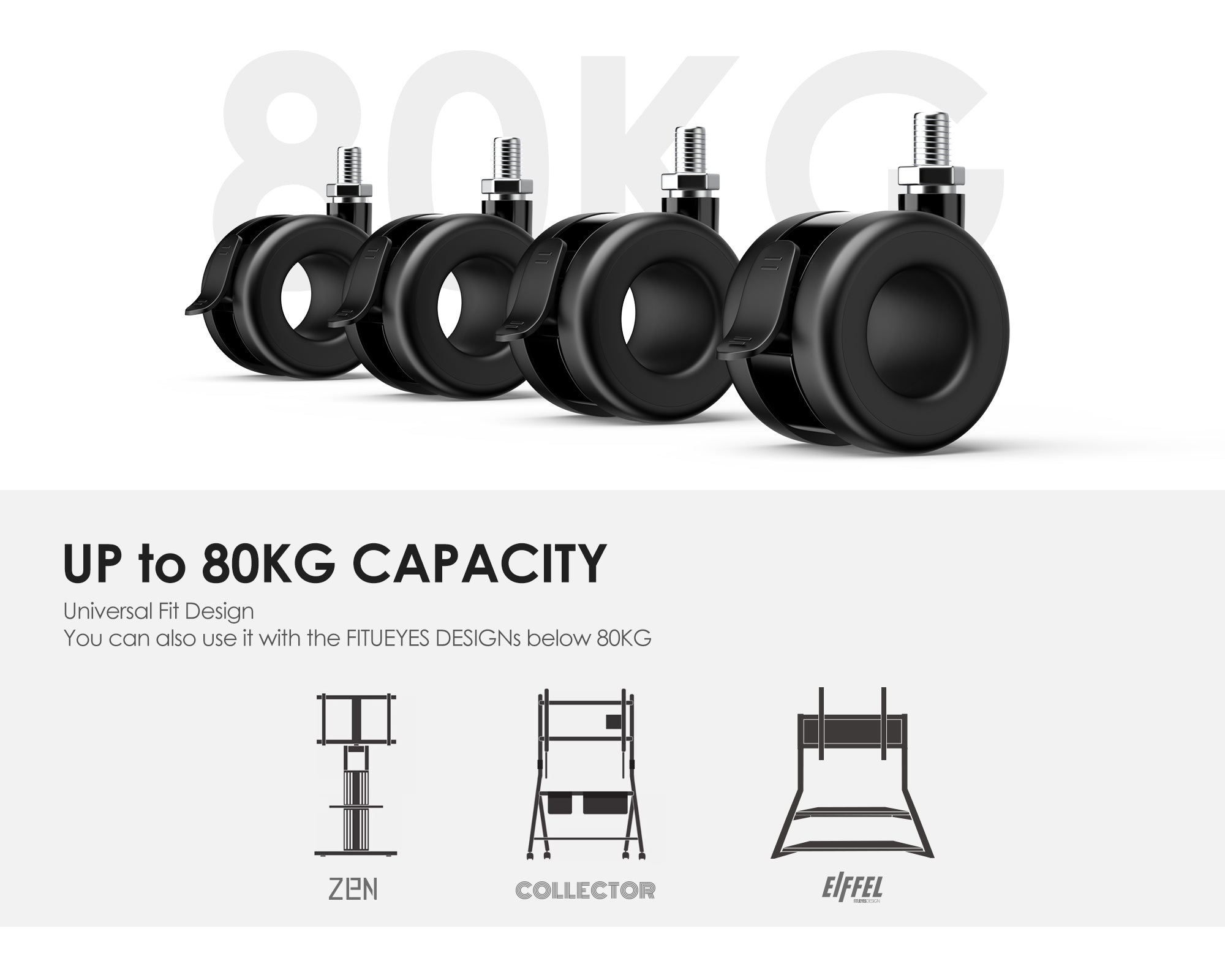 #color_black- 4 casters