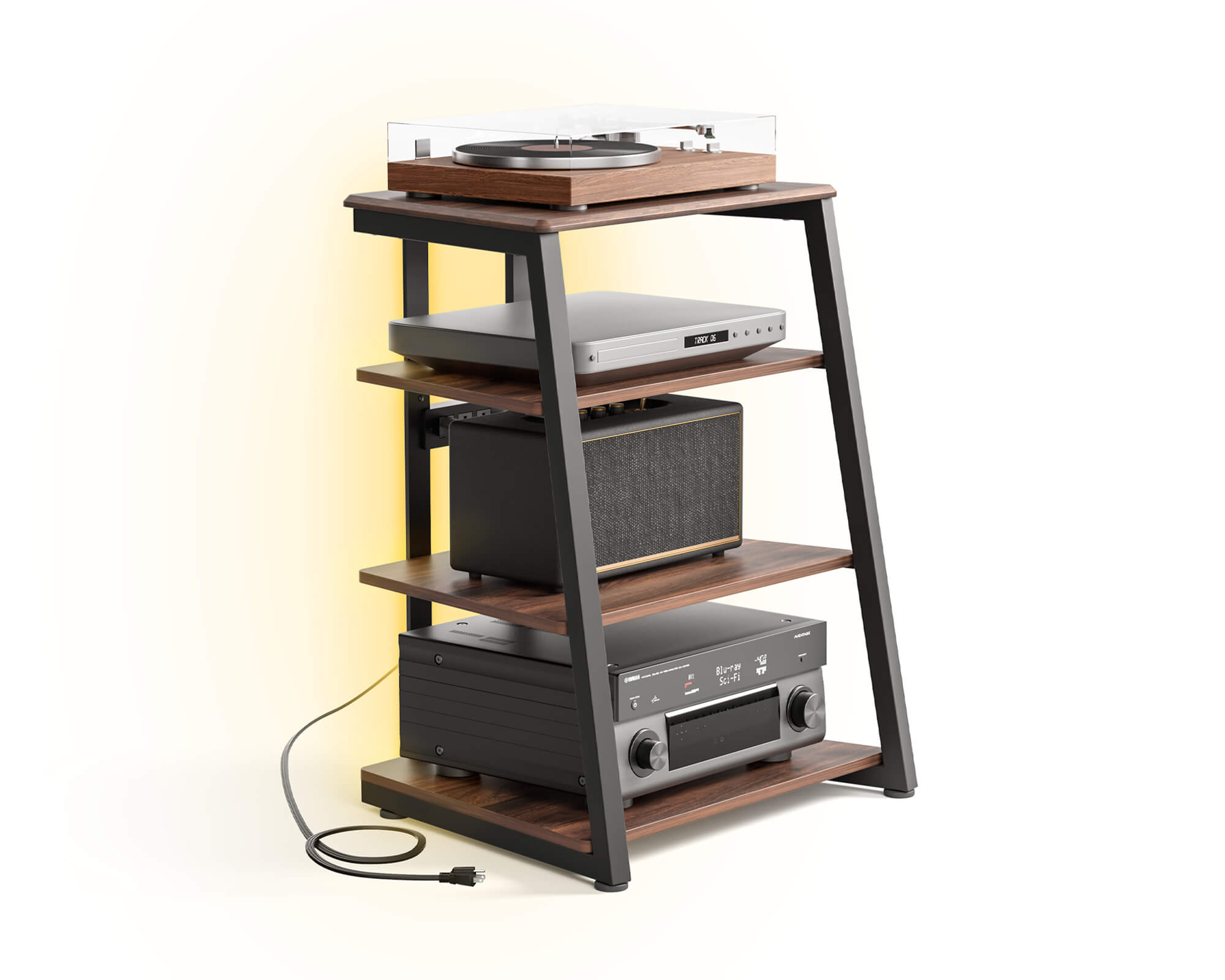Eiffel V2 AS07 LED Record Player Stand