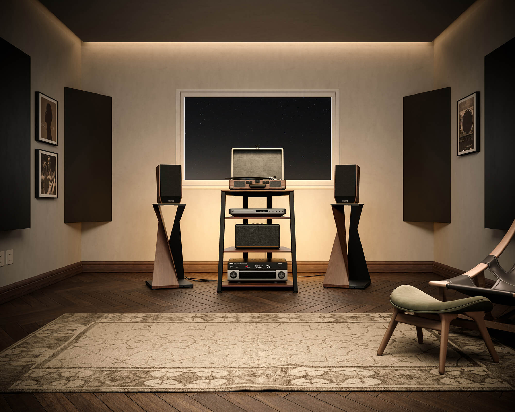 Fitueyes Home Theater Set up