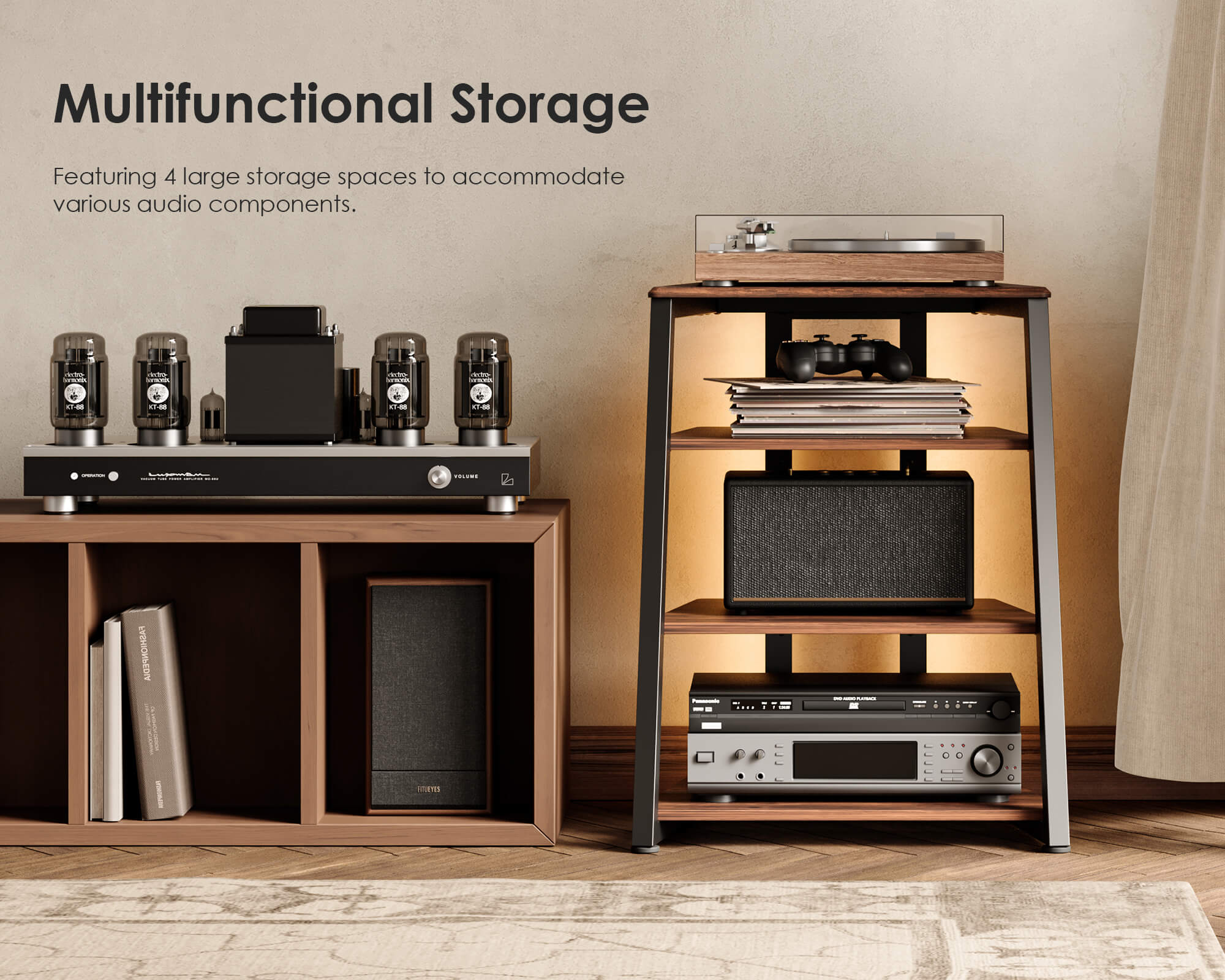 Fitueyes Home Theater Set up