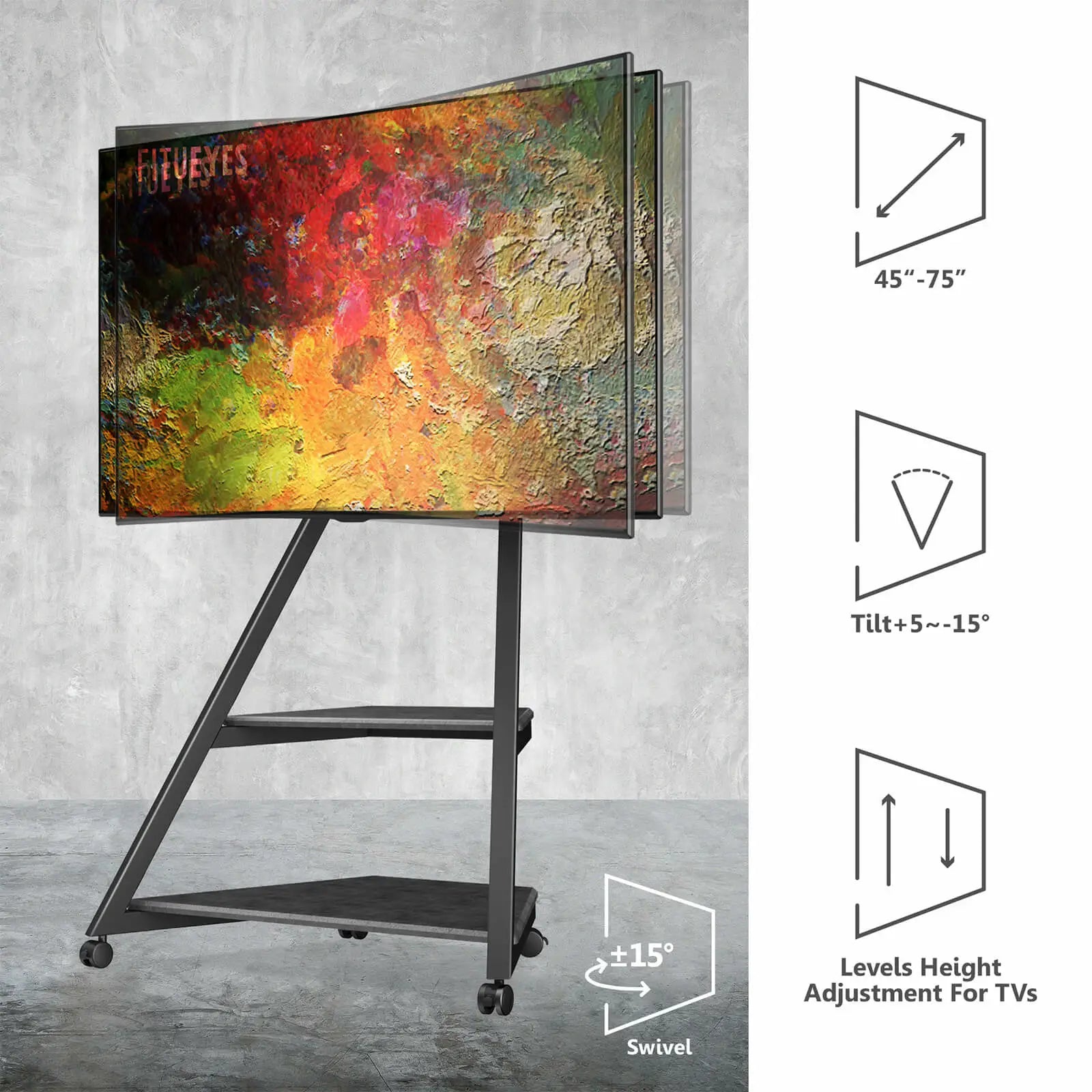 tilt tv stand