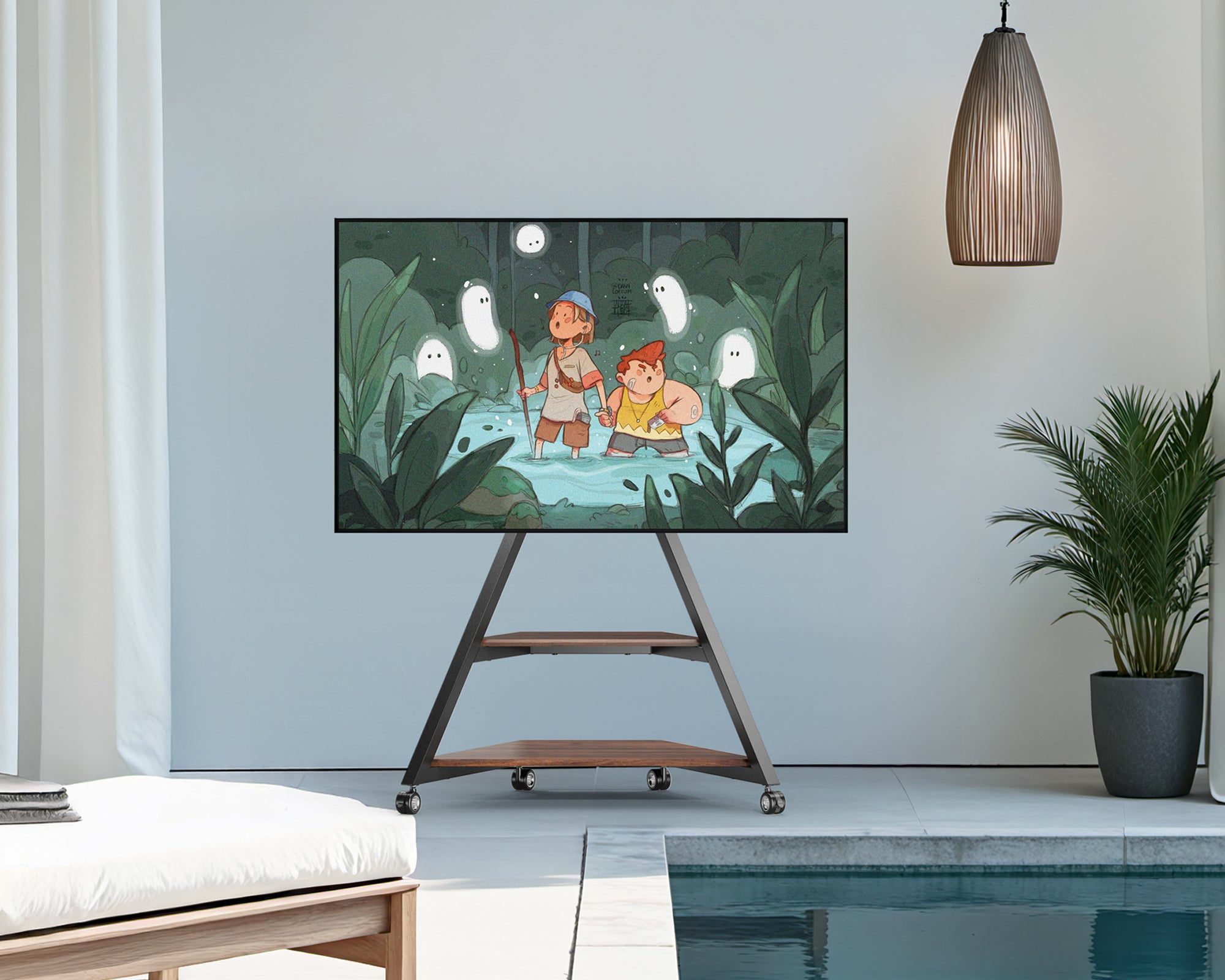 outdoor tv stand