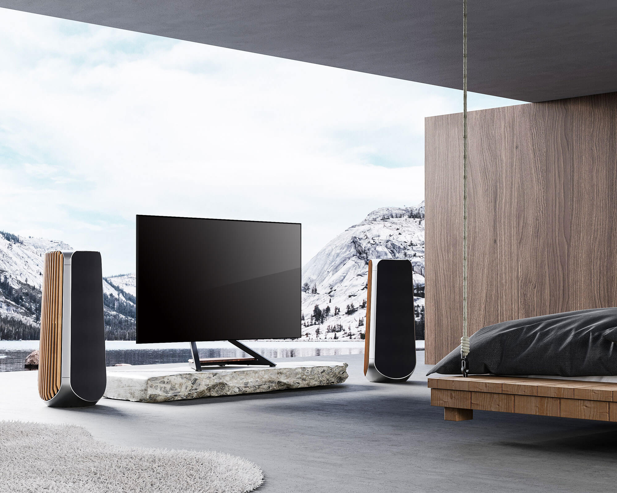 outdoor tv holder