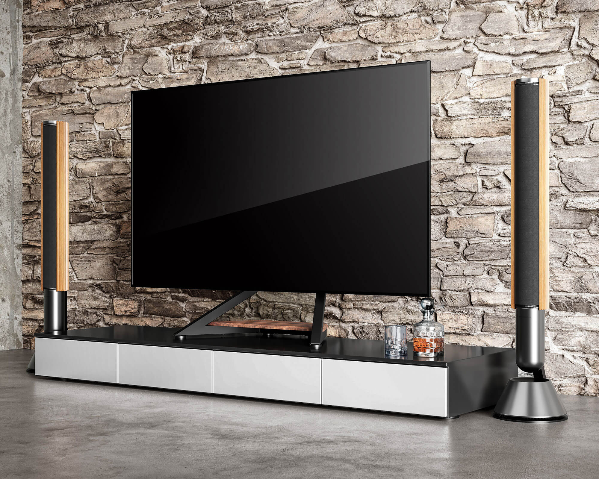 outdoor tv holder