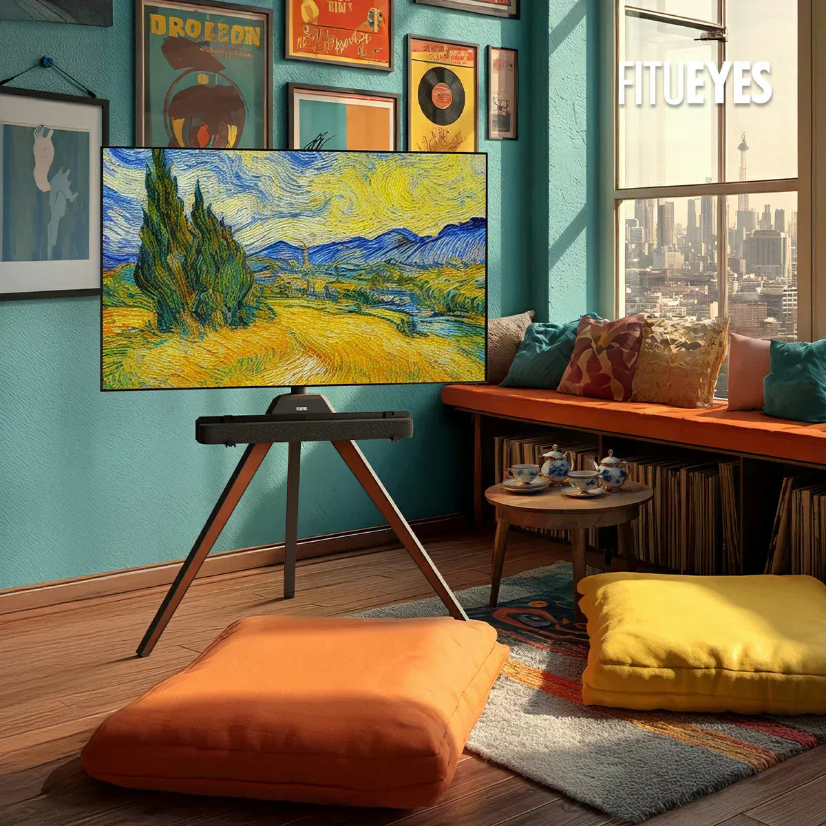 FITUEYES Easel TV Stand