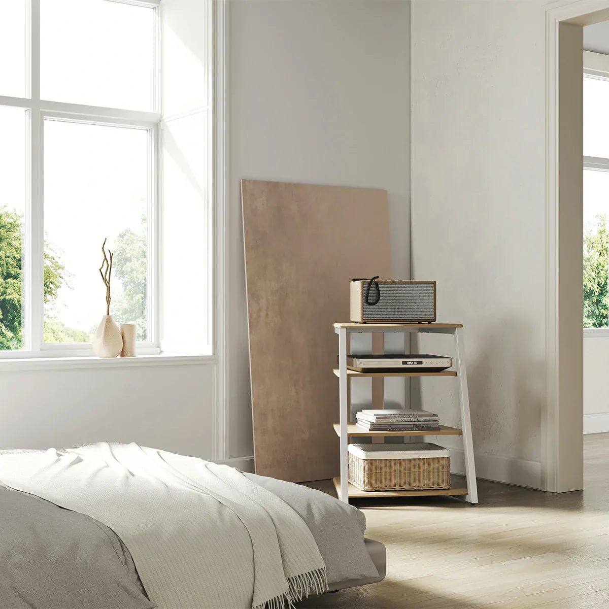 Compact Record Player Stands