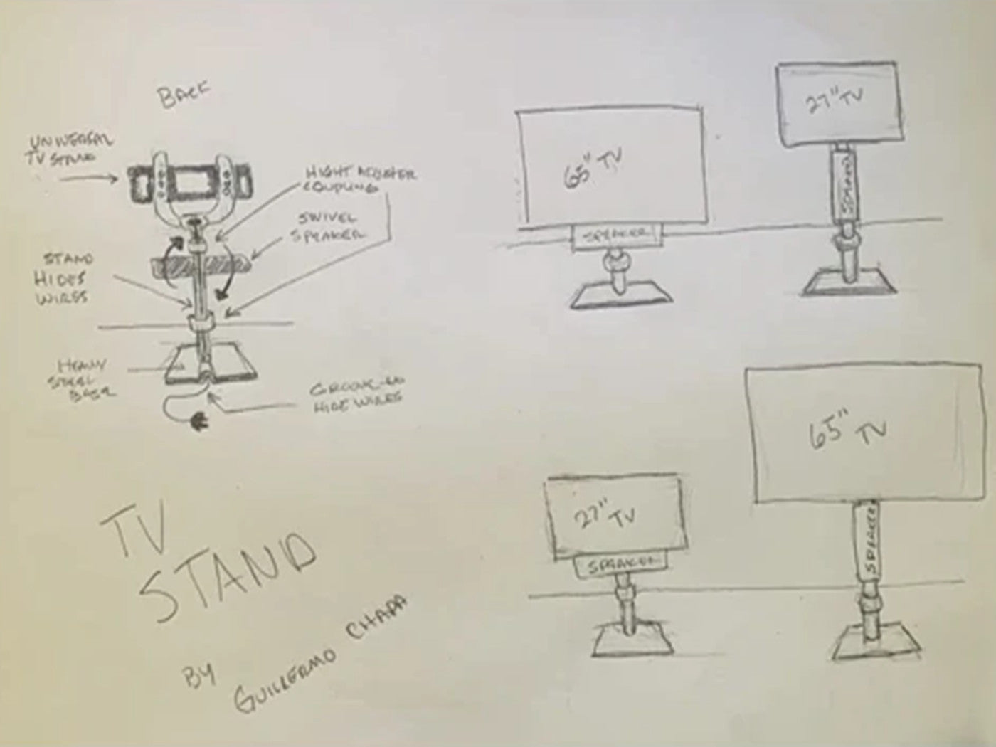 TV Stand Design Proposals From Fitueyes Customers