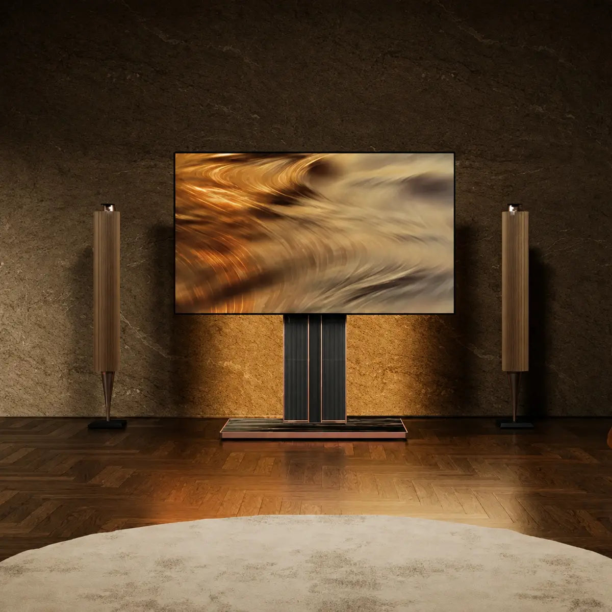 FITUEYES Cantor floor TV stand