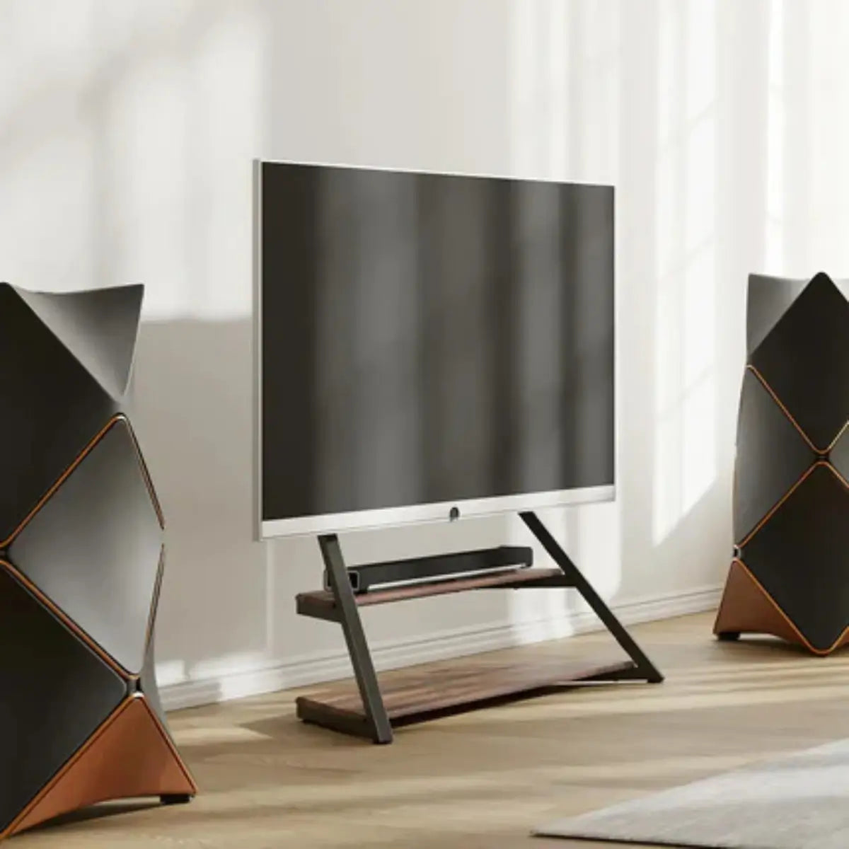 FITUEYES easel TV stand for home