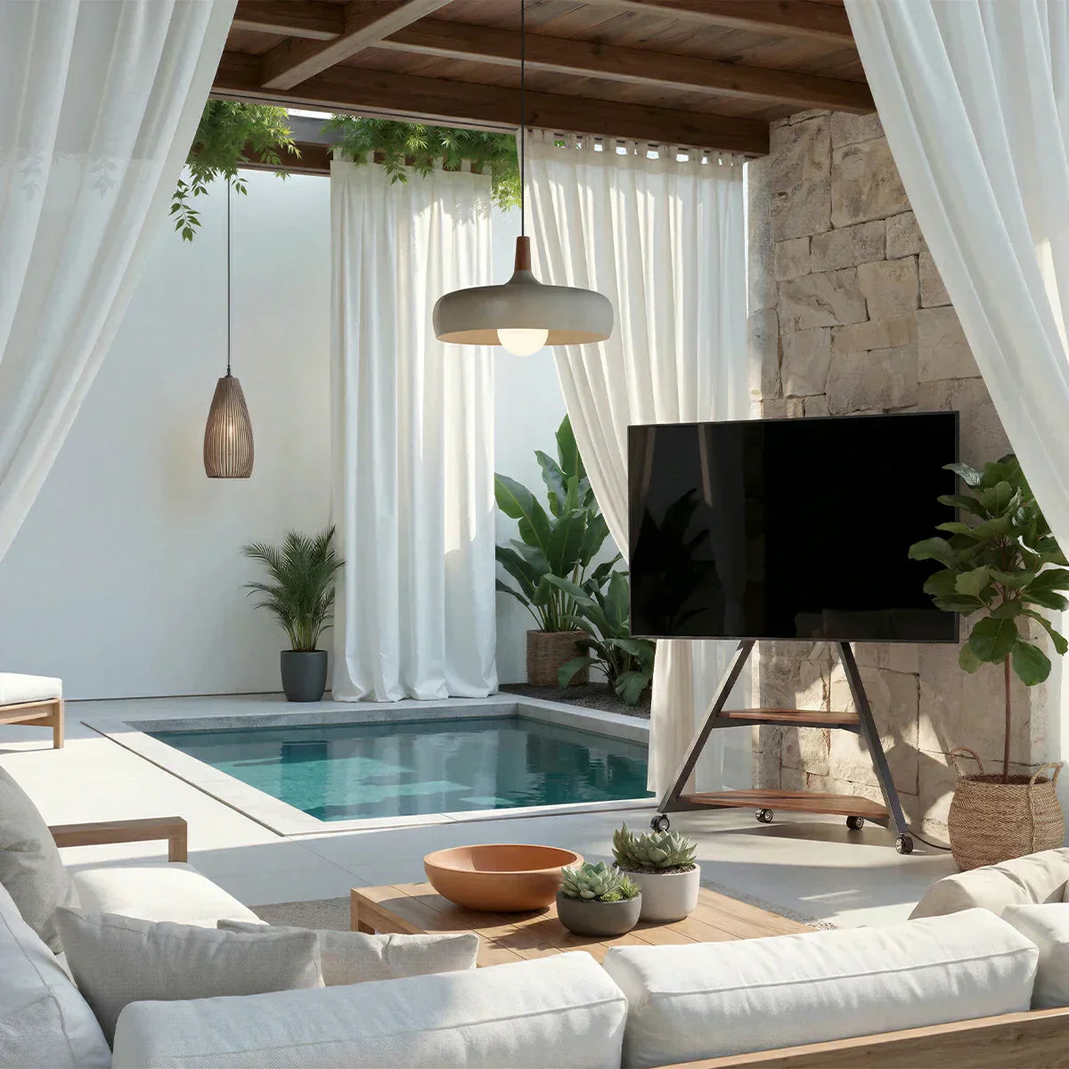 Outdoor TVs with stand