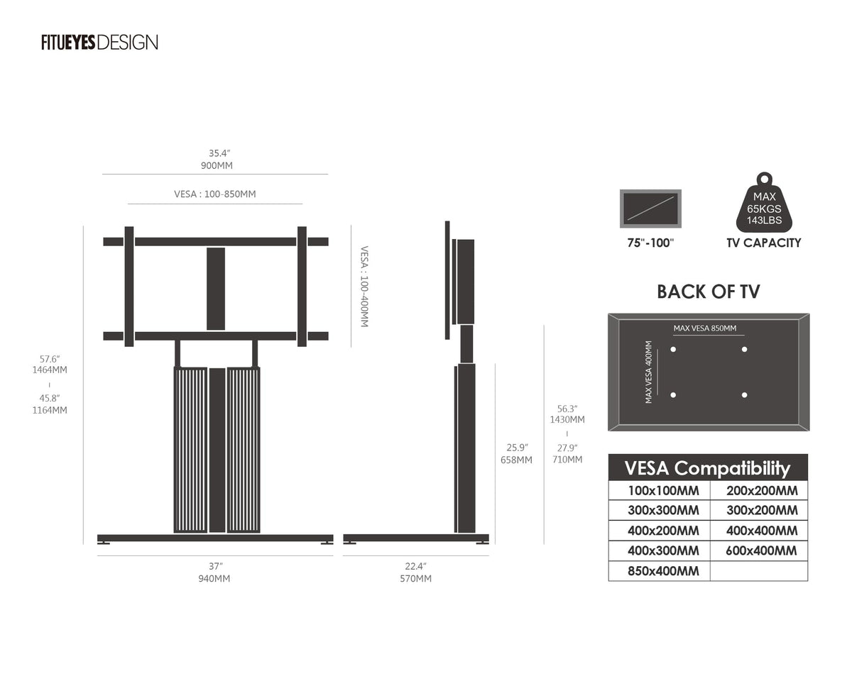 Cantor FT100 TV Stand