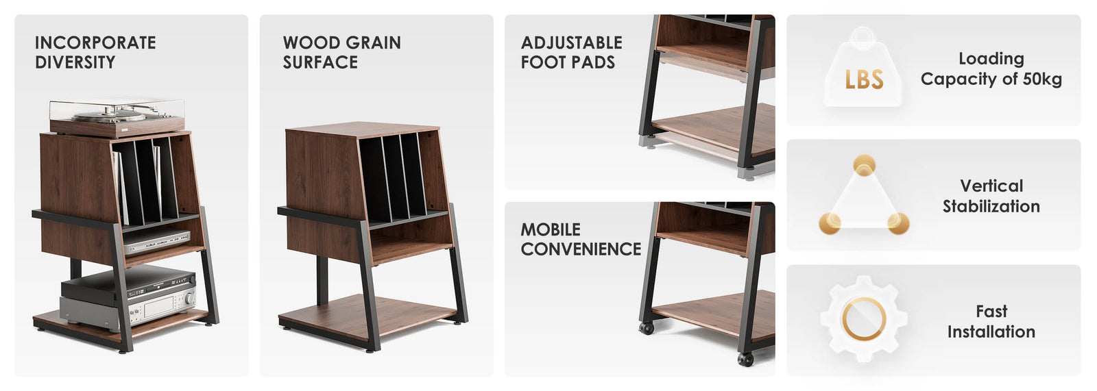 fitueyes eiffel tv stand