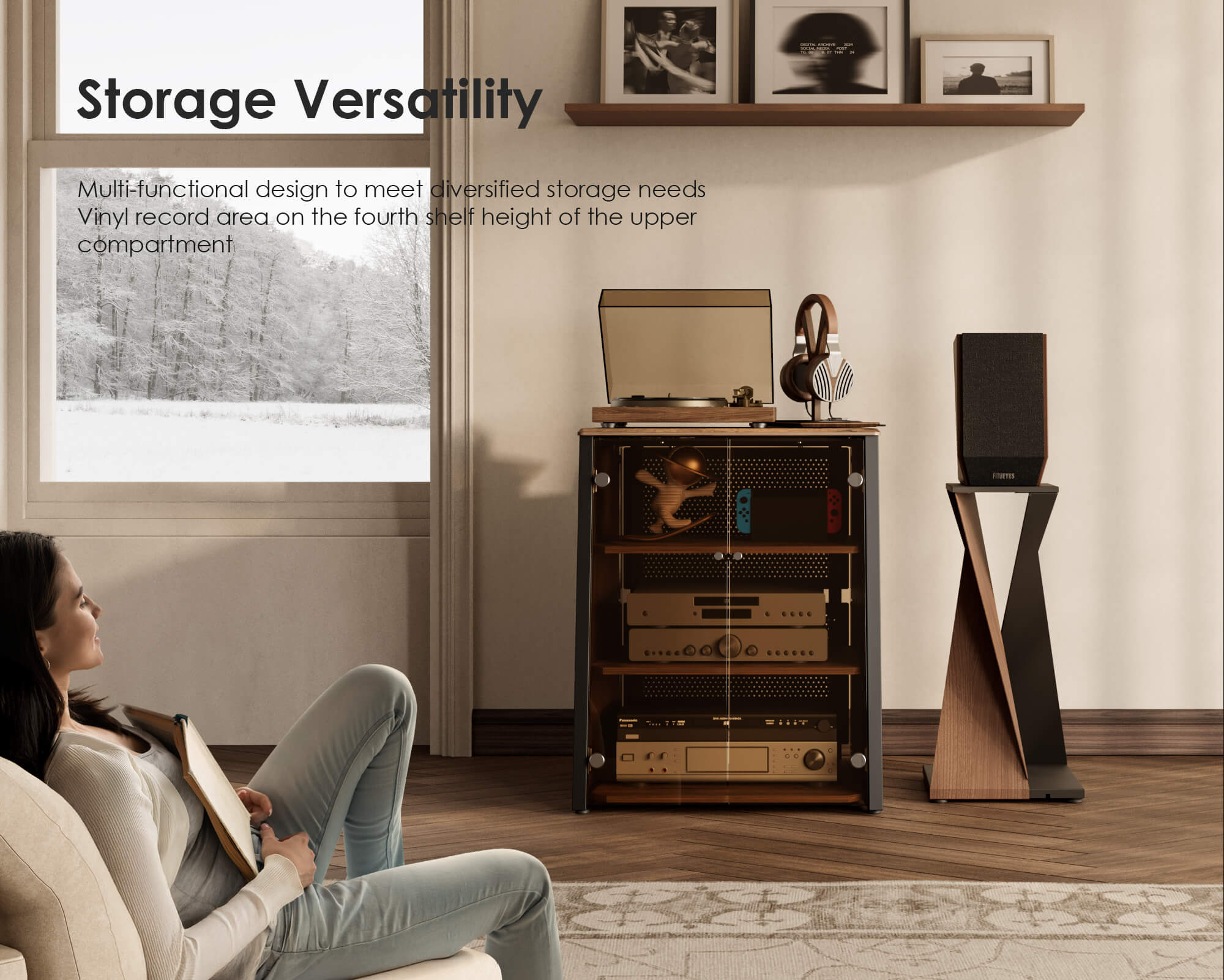 Record Player Stand