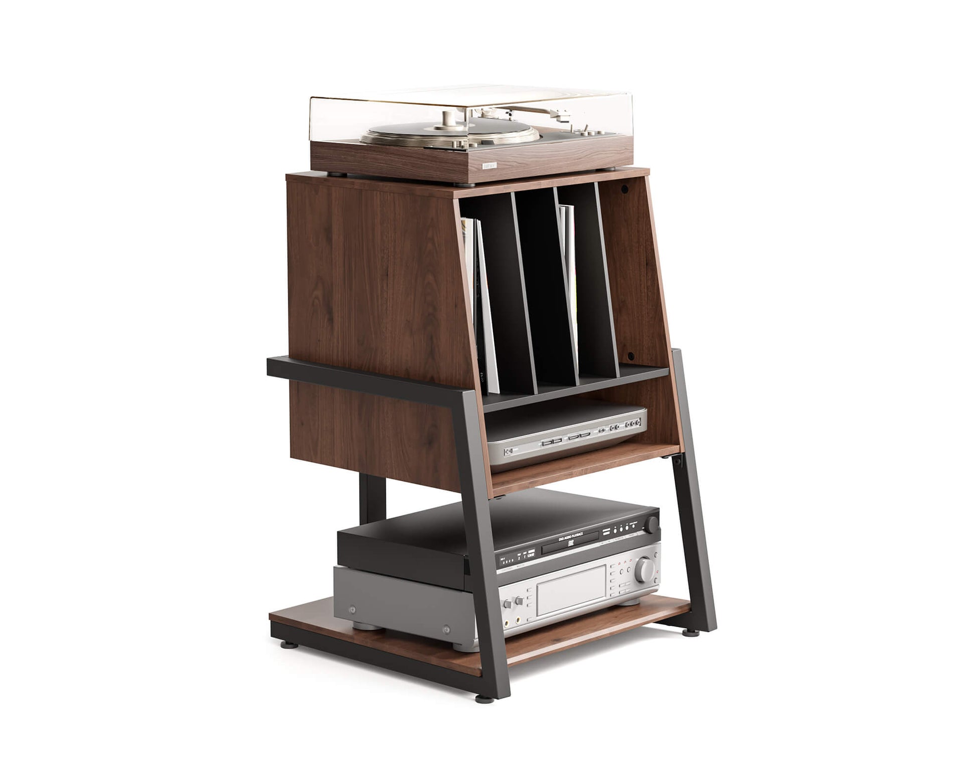 Eiffel RS05 Record Player Stand - Walnut
