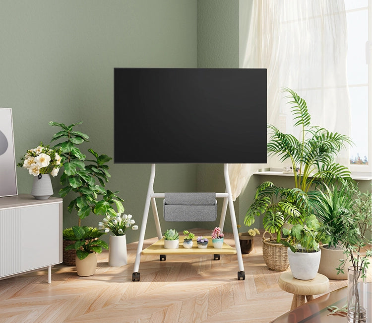 Modern rolling tv top stand