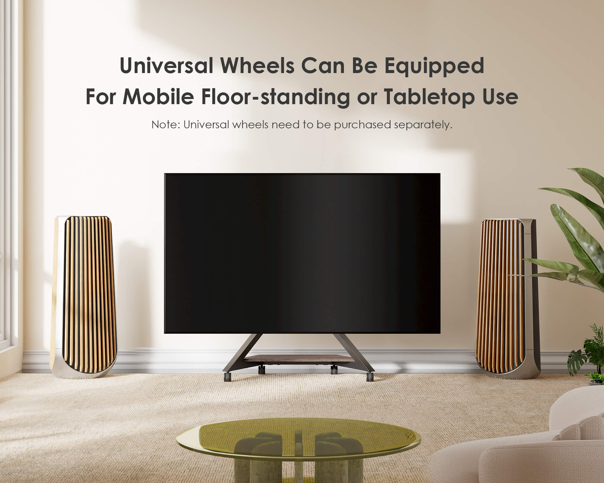 Eiffel V2 TT88 Tabletop TV Stand