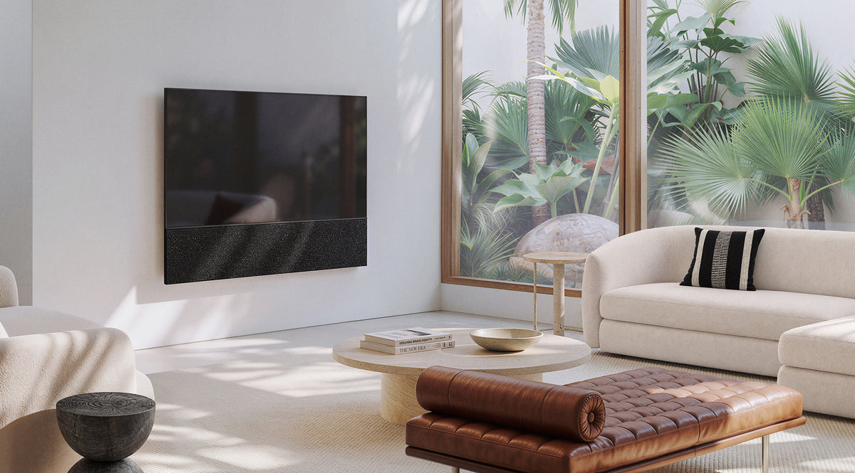 Zen TV Mount - Warm Walnut Edition