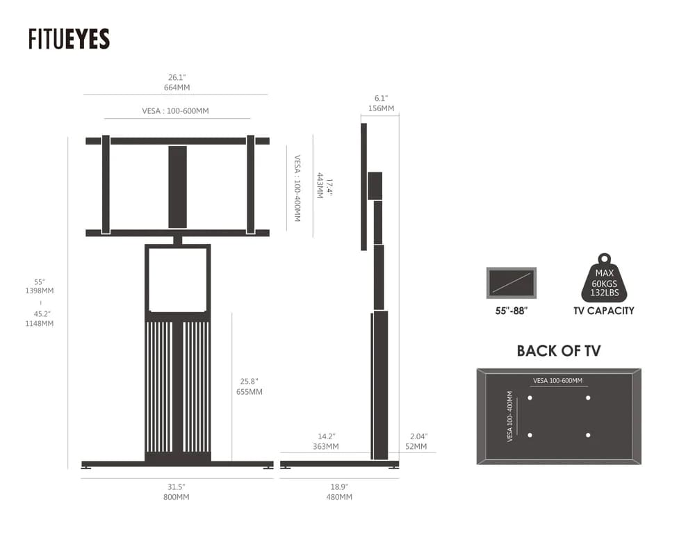 Outdoor TV Stand Zen Collection