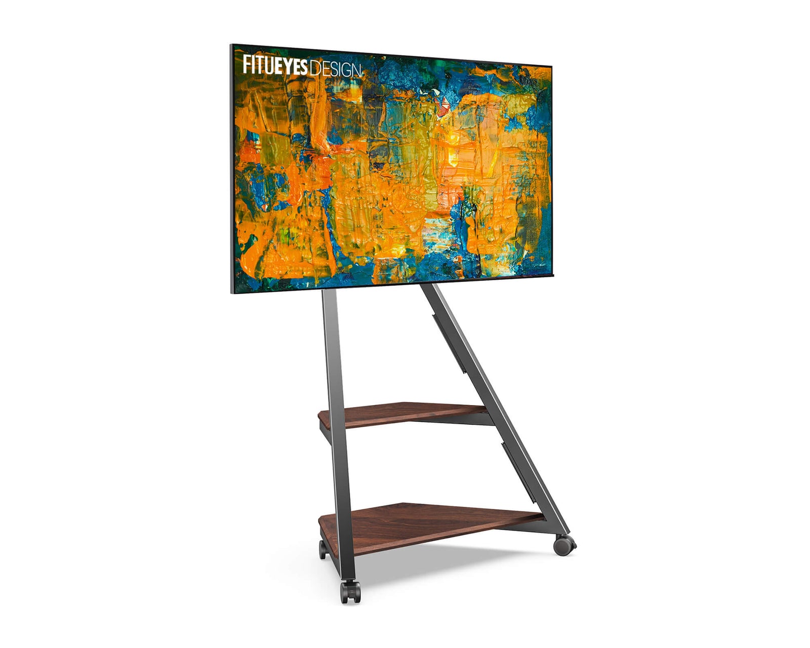 FITUEYES Eiffel FT65 Corner TV Stand for 3265 Inch TVs FITUEYES