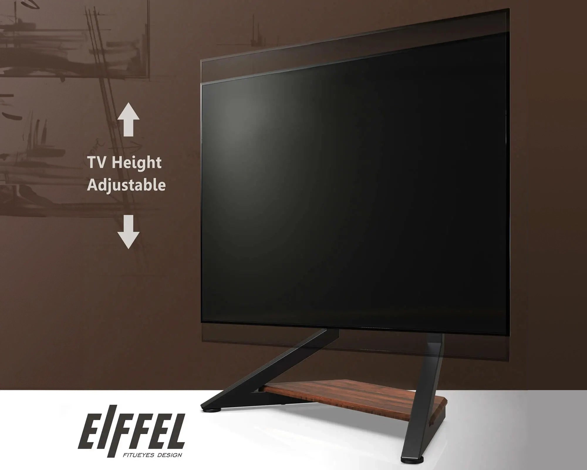 led tv table top stand