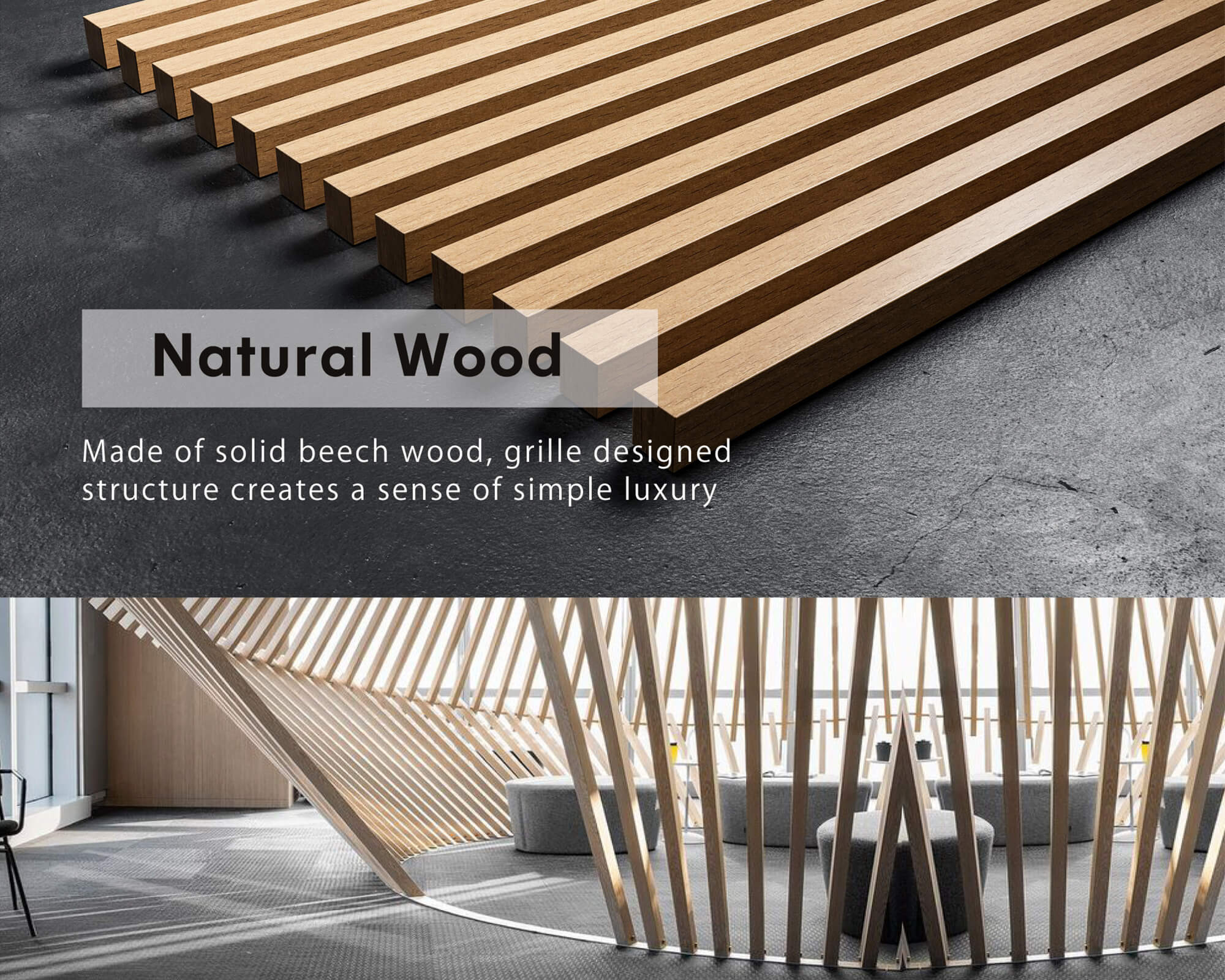 Zen Natural wood