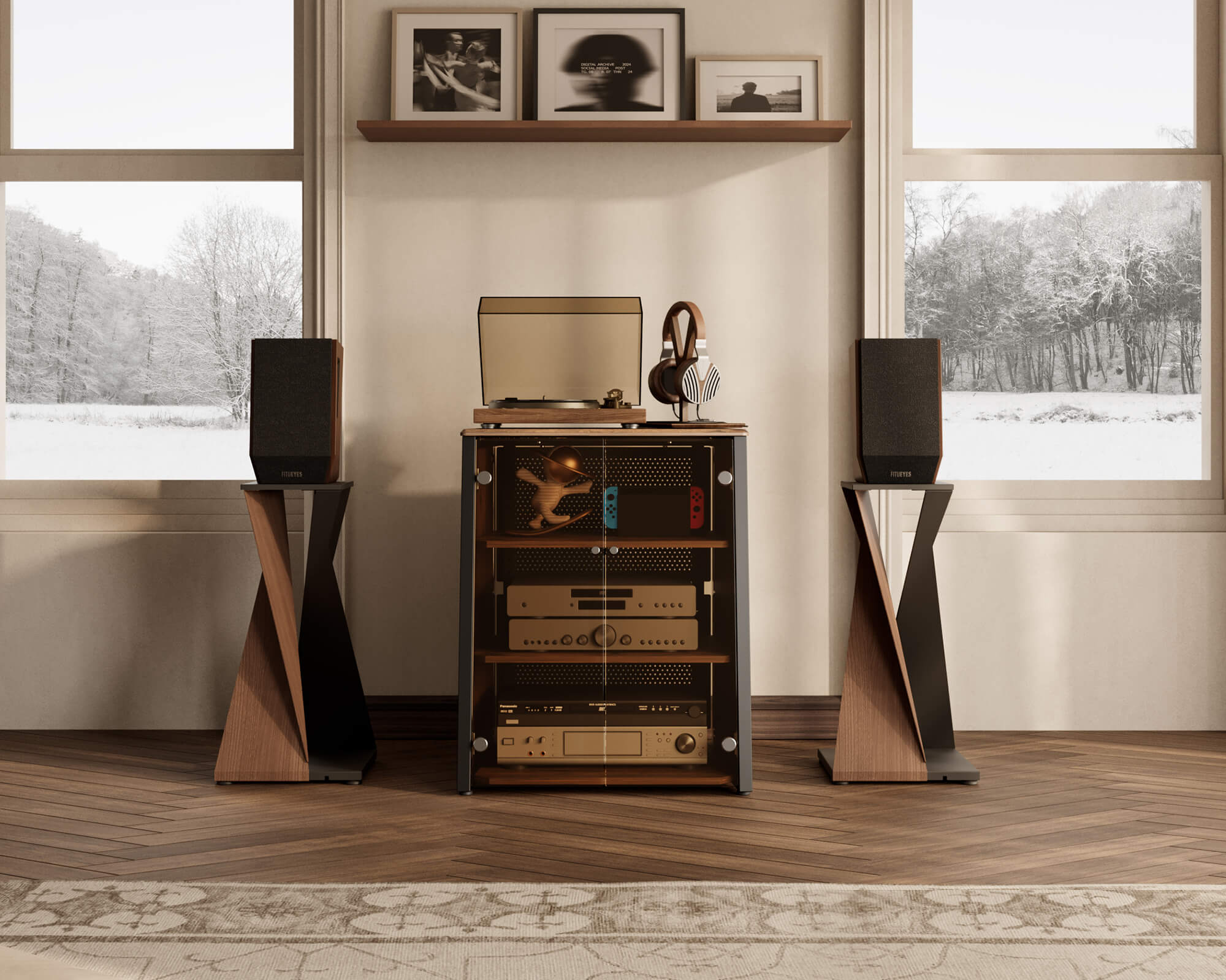 Record Player Stand