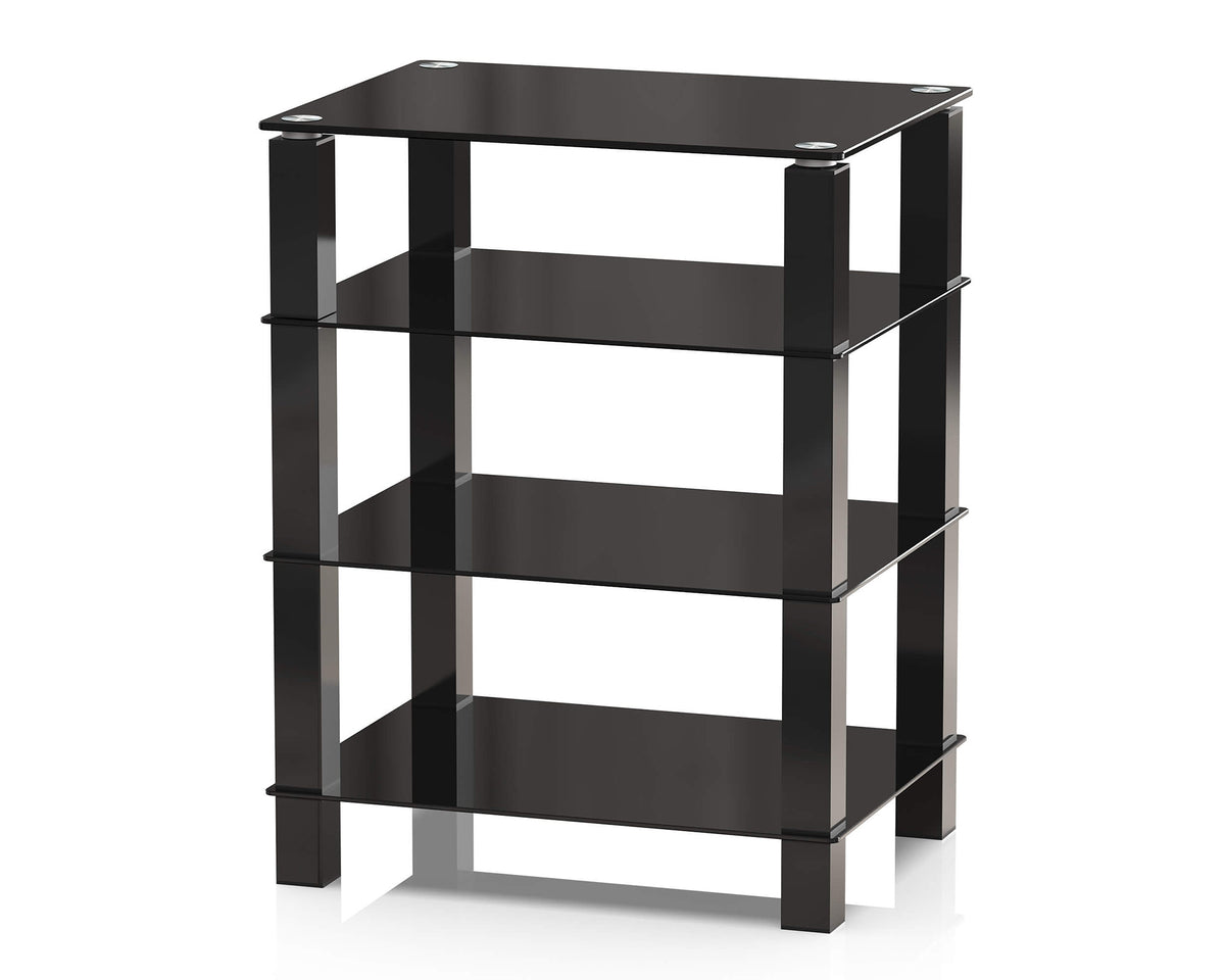 Small Modern TV Media Stands & Media Shelf for Corners FITUEYES